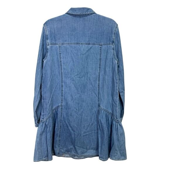 NEW Veronica Beard Chaia Denim Dress Iceberg Size 10 - Picture 8 of 13